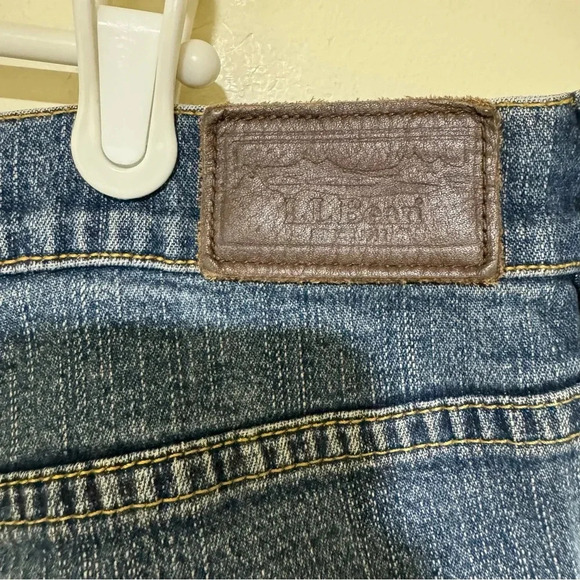 Women’s L.L Bean Brand Bootcut Style Vintage Denim  Casual 90’s Jeans Size 14 - Picture 10 of 16